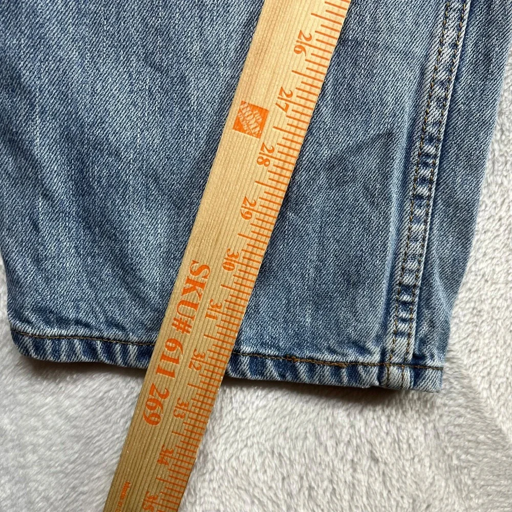 Levi's 550 Relaxed‎ Fit Straight Jeans Men's Blue Denim Mid Rise Classic - 37X32